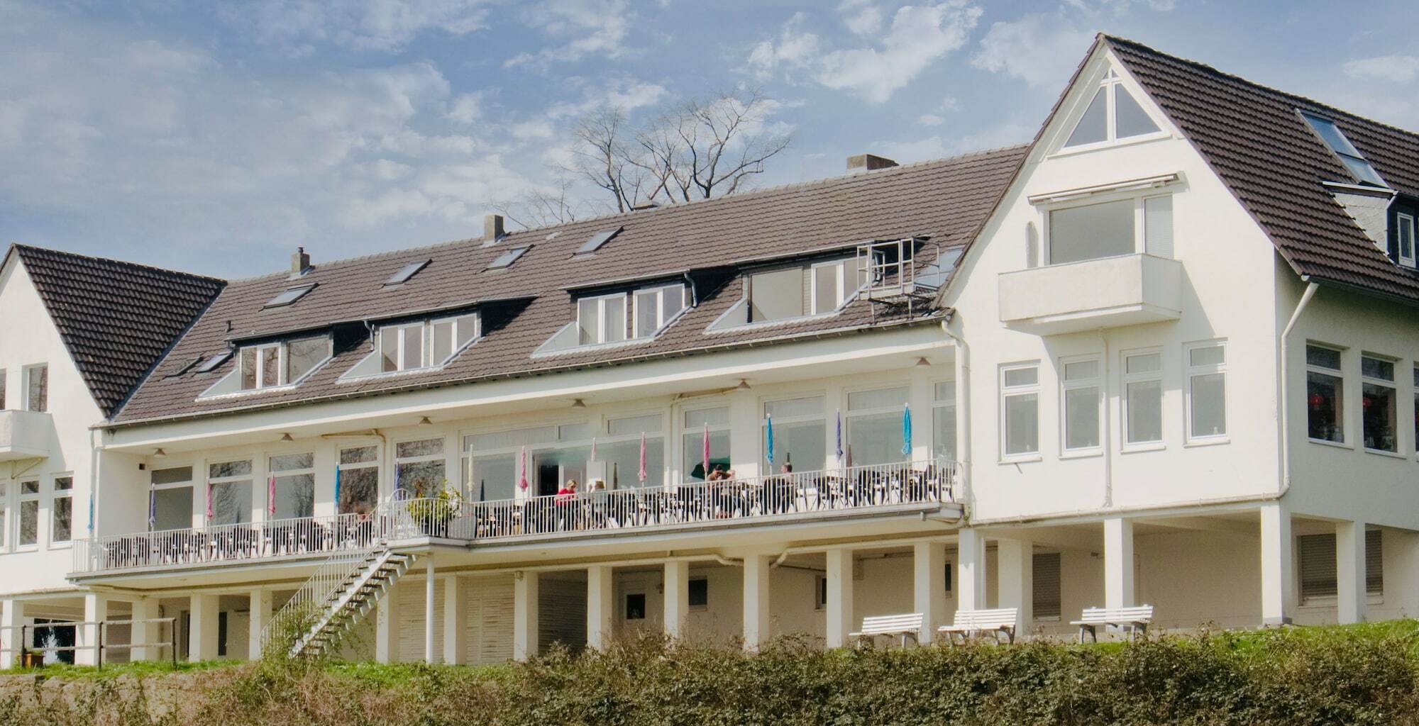 Hotel Faehrhaus Km734 Düsseldorf Exteriér fotografie